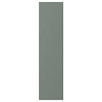 БОДАРП Дверь, серо-зеленый, 20x80 см