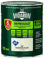 Защитно-декоративное средство импрегнат беленый дуб матовый V17 VIDARON 700 мл