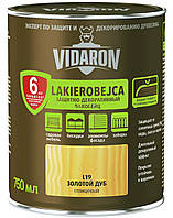 Защитно-декоративное средство для дерева L19 золотой дуб гл. Vidaron Лакобейц 0.75 л