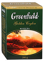Чай Грінфілд Golden Ceylon чорний цейлонський листовий 200 грамів