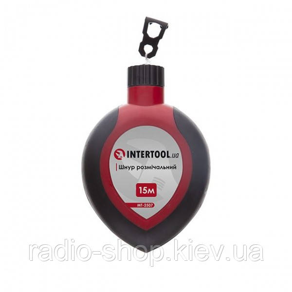 Шнур розмітковий 15 м INTERTOOL MT-2507