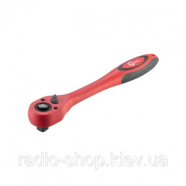 Ручка з хроповим механізмом на 72 зуби 1/2', Cr-v (Professional) INTERTOOL HT-2113