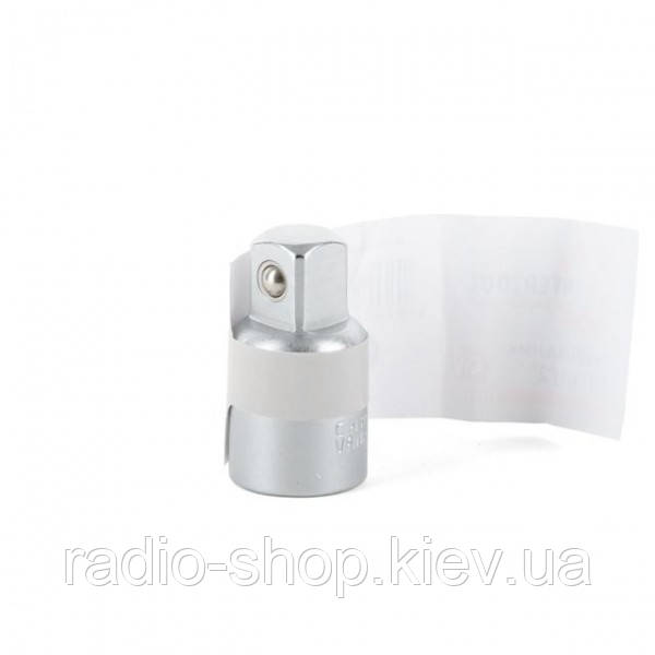 Перехідник 3/8'x1/2', хромо-ванадій INTERTOOL ET-1105
