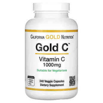 California Gold Nutrition Gold C 1000 mg 240 капсул