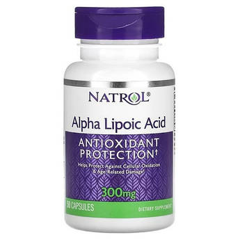 Natrol Alpha Lipoic Acid 300 mg 50 капсул