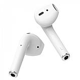 Bluetooth гарнітура TWS Borofone BW25 True — White, фото 4