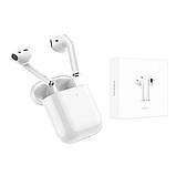 Bluetooth гарнітура TWS Borofone BW25 True — White, фото 7