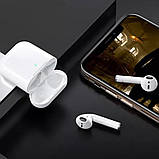 Bluetooth гарнітура TWS Borofone BW25 True — White, фото 8