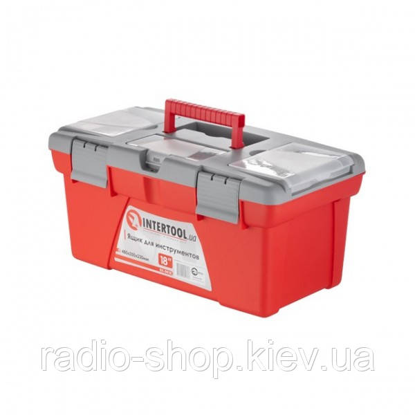 Ящик для інструментів, 18&apos; 480x250x230 мм INTERTOOL BX-0418