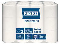Туалетная бумага 9,9 метра "Fesko" (24 рул.)