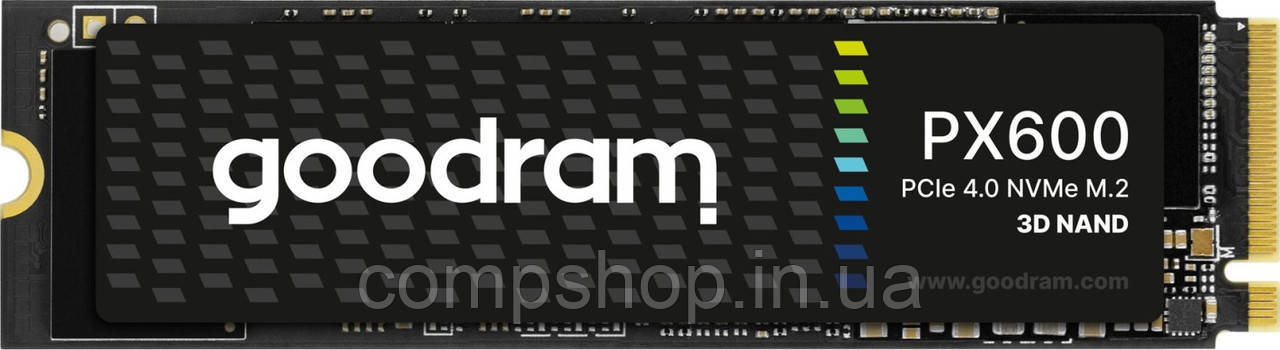 Твердотільний диск M.2   250GB  Goodram PX600  (PCIe 4.0 x4, 3200/1700 MB/s ) (SSDPR-PX600-250-80) (код