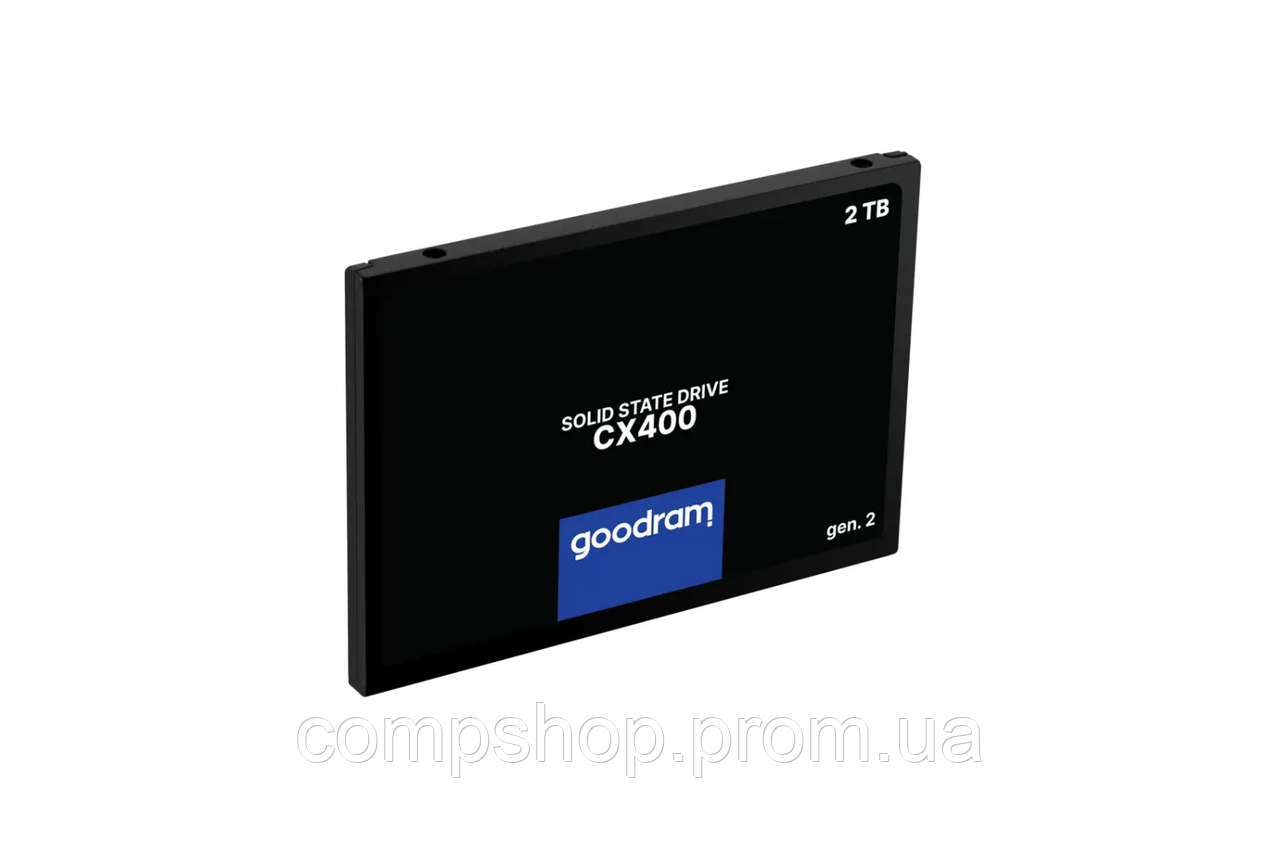 Твердотільний диск 2.5"  2TB  Goodram CX400 gen. 2  (SATA 6Gb/s, 550/500 MB/s)  (SSDPR-CX400-02T-G2) (код, фото 1