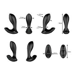 Анальна вібропробка Nexus DUO Plug Small, пульт ДУ, фото 3