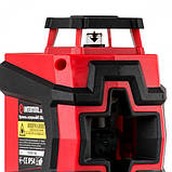 Рівень лазерний 360°, 2 лазерні головки, зелений лазер INTERTOOL MT-3062, фото 2