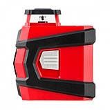 Рівень лазерний 360°, 2 лазерні головки, зелений лазер INTERTOOL MT-3062, фото 4