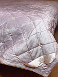 Велюрове стьобане лавандове покривало з прошарком синтепону 220х240, фото 2