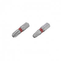 Комплект отверточных насадок PH3 1/4"*25 мм, S2, уп. 2 ед., STORM INTERTOOL VT-0219