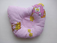 Подушка для новорожденных Небесное путешествие розовая, Рожевий, для новонароджених
