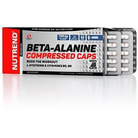 Бета-аланин для спорта Nutrend Beta-Alanine Compressed Caps 90 Caps DI, код: 7576055