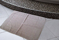 Рушник махровий Пас-Пас (килимок для ніг) бежевий, 50х70