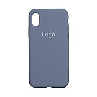 Чехол Silicone Case Full Size (AA) для iPhone Xr Цвет 28.Lavender grey