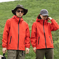 Зимняя ветрозащитная лыжная непромокаемая куртка мужская походная одежда красная M L XL 2XL