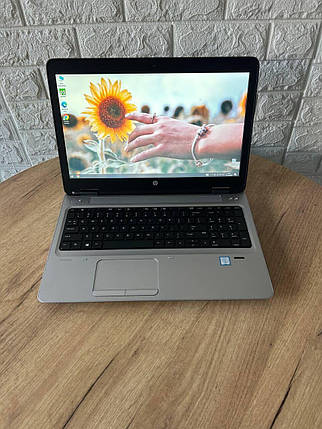 Б/в Ноутбук Б-клас HP ProBook 650 G2 15.6" 1366x768| Core i7-6600U| 8 GB RAM| 256 GB SSD| HD 520, фото 1
