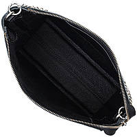 Качественная женская сумка из натуральной кожи GRANDE PELLE 11655 Черная хорошее качество