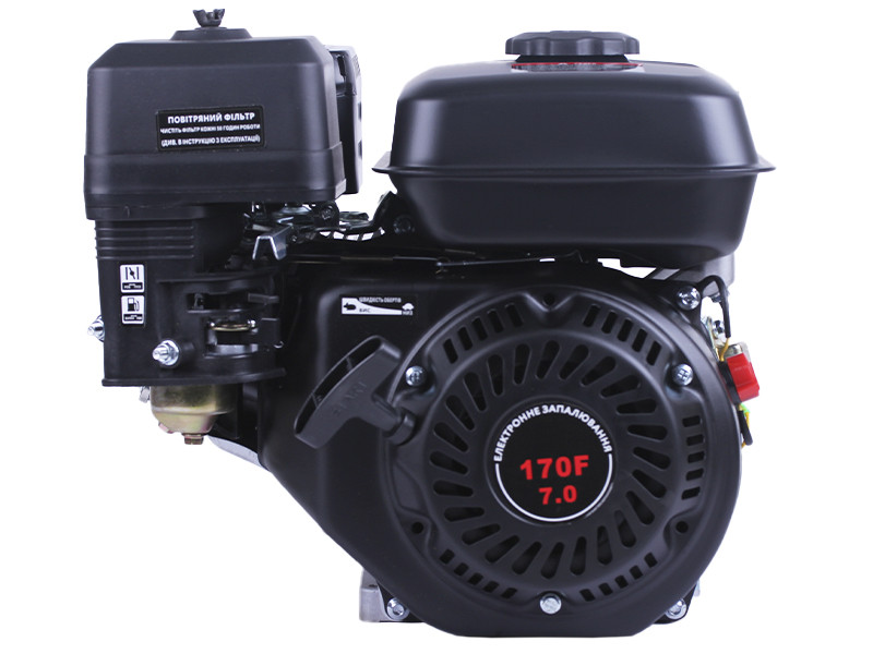 Двигун 170F - бензин (під конус) (7 к.с.) TТ - фото 2 - id-p1995270481