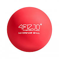 Массажный мяч 4FIZJO Lacrosse Ball 6.25 см 4FJ1202 Red. Мяч для массажа I'Pro