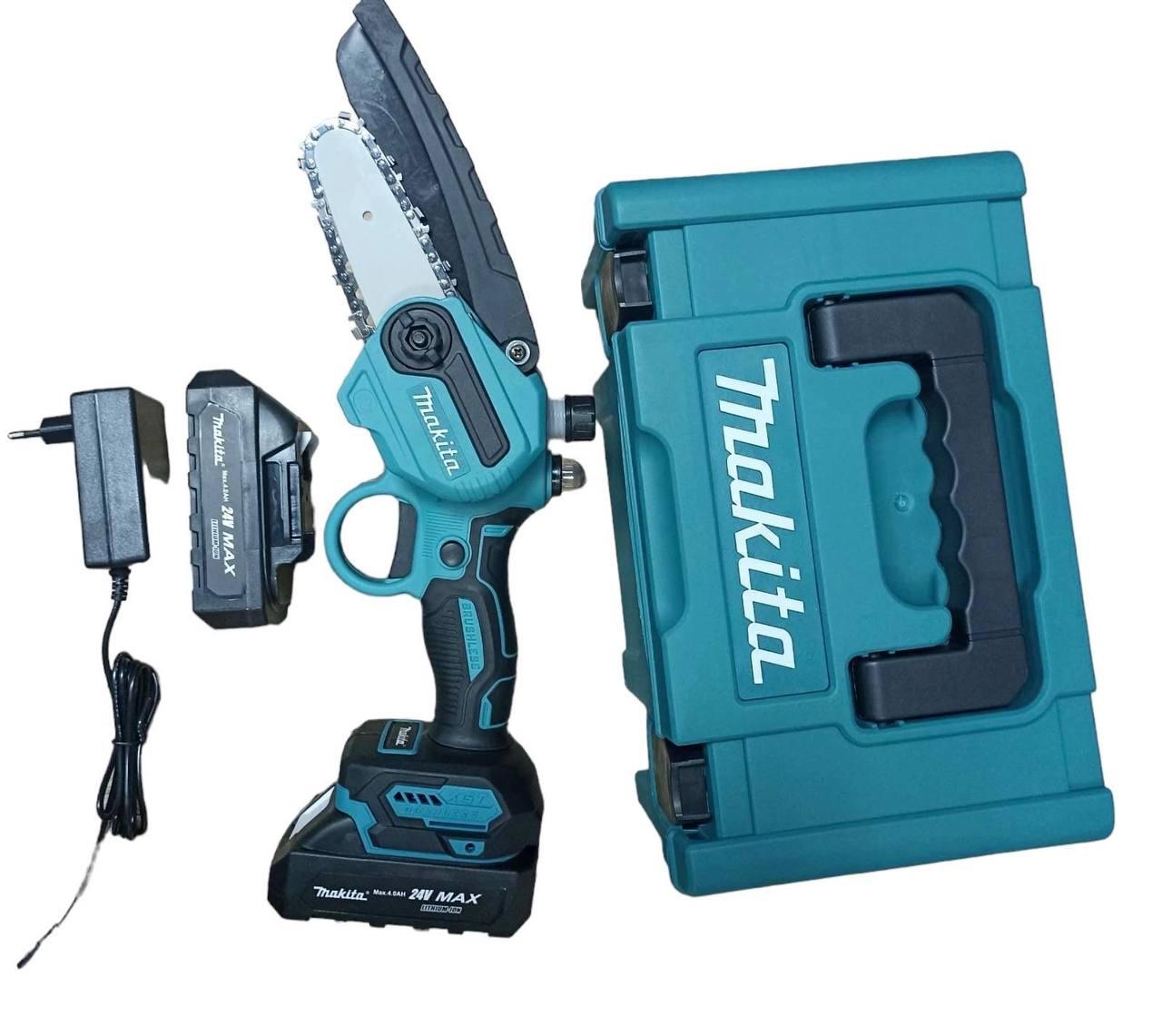 Акумуляторна пила Makita з оливним баком, шина 10 см
