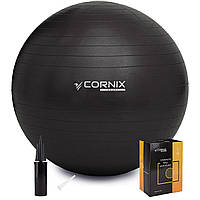 Мяч для фитнеса (фитбол) Cornix 75 см Anti-Burst XR-0026 Black I'Pro