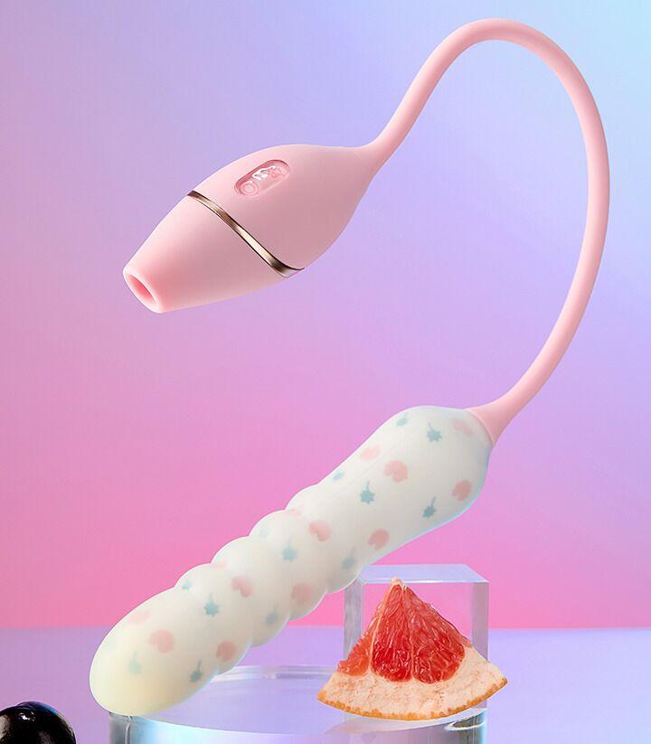 Пульсатор з вакуумним стимулятором KISTOY Cathy Plus на гнучкій зчіпці 777shop.com.ua, фото 1