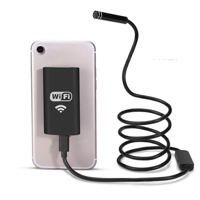 Эндоскоп для смартфона wifi беспроводной Kerui YPC99-1 метр, мягкий кабель, 8 мм диаметр GoodPlace - фото 3 - id-p1995282539