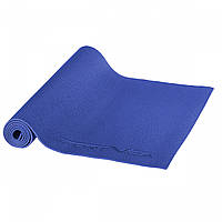 Коврик для йоги 6 мм SportVida PVC SV-HK0053 синий. Коврик для фитнеса, коврик для спорта I'Pro