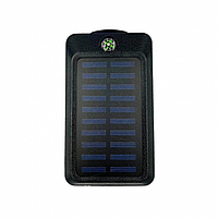 Power Bank 10000mAh от солнечной батареи с индикатором 2 USB компасом и фонариком D-808