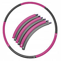 Обруч для похудения Hula Hoop SportVida 90 см 0,7 кг SV-HK0215. Хулахуп, обруч (круг) для талии I'Pro