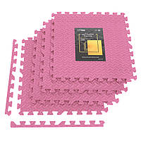 Мат-пазл (ласточкин хвост) Cornix Mat Puzzle EVA 120 x 120 x 1 cм XR-0230 Pink I'Pro