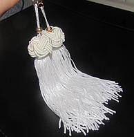 Довгі білі сережки китиці, 5286