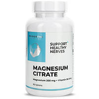 Magnesium Citrate 200 мг Vitamin B6 5 мг Progress Nutrition (90 таблеток)