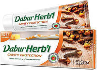 Зубная паста Гвоздика 150г + щітка, Дабур; Dabur Herbal Toothpaste Clove 150g + brush