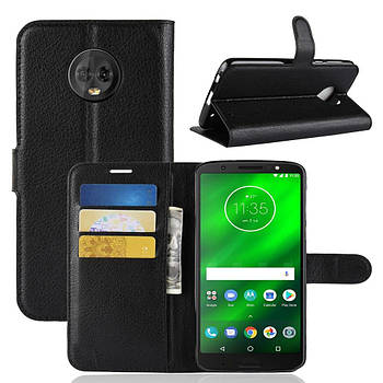 Чохол-книжка Litchie Wallet для Motorola Moto G6 Plus XT1926 Чорний