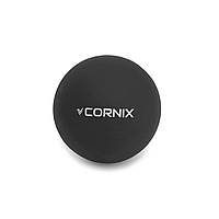 Массажный мяч Cornix Lacrosse Ball 6.3 см XR-0118 Black I'Pro