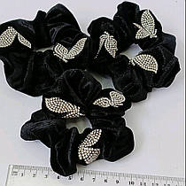 Гумки для волосся велюрові "Метелики"