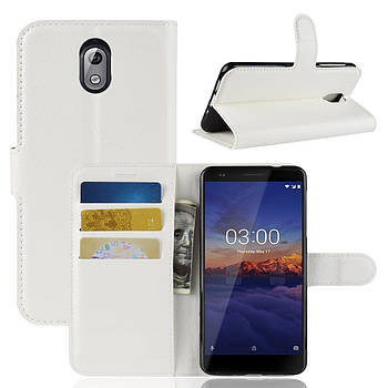 Чохол-книжка Litchie Wallet для Nokia 3.1 Білий