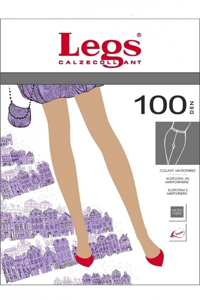Колготки жіночі LEGS 402 TETTI 100 Den 1/2, nero