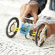 Робот конструктор на сонячній батареї Solar Robot 14 в 1 білого кольору (212), фото 4