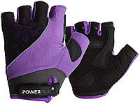 Велоперчатки женские PowerPlay 5281 D фиолетовые XS I'Pro