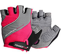 Велоперчатки женские PowerPlay 5023 розовые XS I'Pro