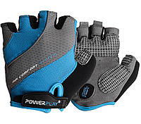 Велоперчатки женские PowerPlay 5023 голубые XS I'Pro